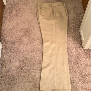 THE LIMITED - tan, wide leg slacks